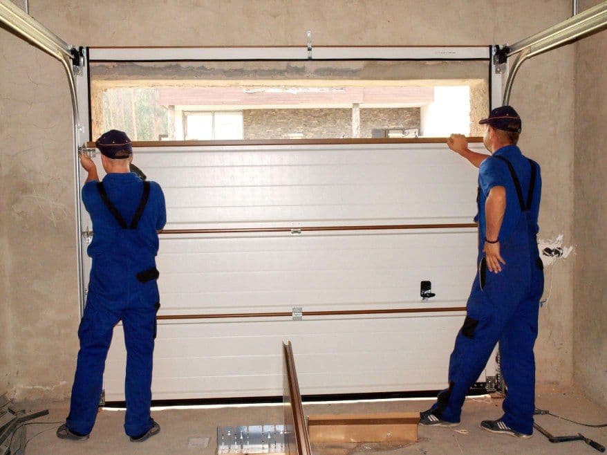Garage door installation